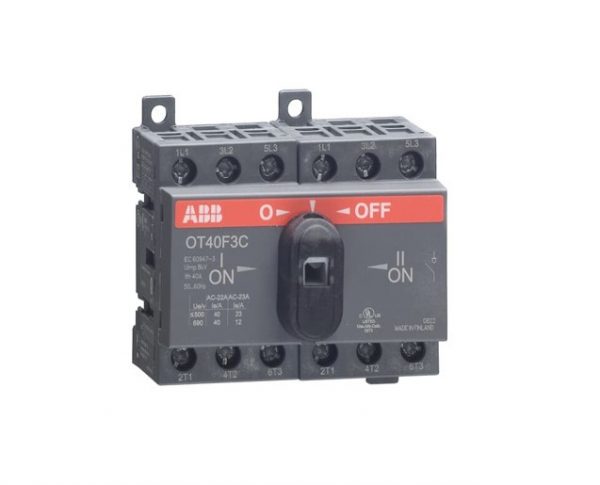 Bộ chuyển đổi nguồn ABB bằng tay 3P 40A (OT40F3C) 1SCA104913R1001