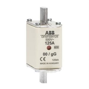 Cầu chì ABB HRC loại GG 00, 500V 160A (OFAF00H160) 1SCA022627R1710