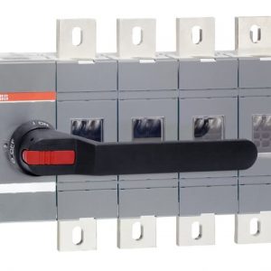 Cầu dao cắt tải OT 4P IP65, tay vặn màu đen OT1000E04P 1SCA022860R6150