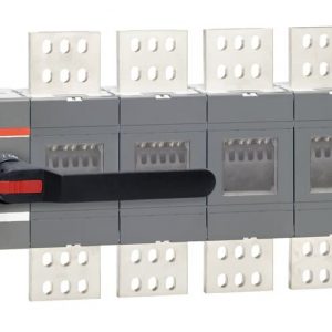 Cầu dao cắt tải OT 4P IP65, tay vặn màu đen OT2000E04P 1SCA108038R1001