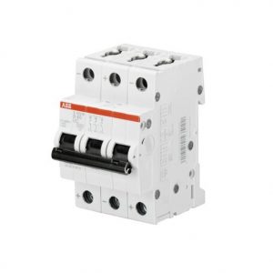 Cầu dao/Aptomat tự động MCB ABB 3P 6A 6KA DC (S203M-C6UC) - 2CDS273061R0064