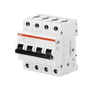 Cầu dao/Aptomat tự động MCB ABB 4P 10A 6KA DC (S204M-C10UC) - 2CDS274061R0104