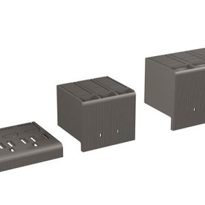 Nắp che đầu nối, cách điện cao HTC XT3 3p mã 1SDA066668R1